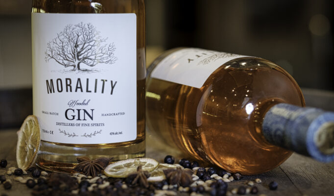 Morality Amber Gin Bottle