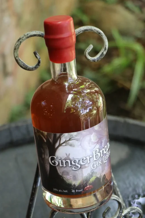 Gingerbread Gin Liqueur Bottle