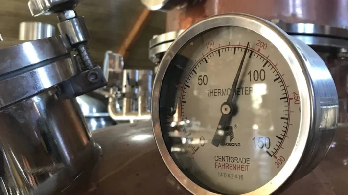 Temperature gauge showing temperature of 88°C